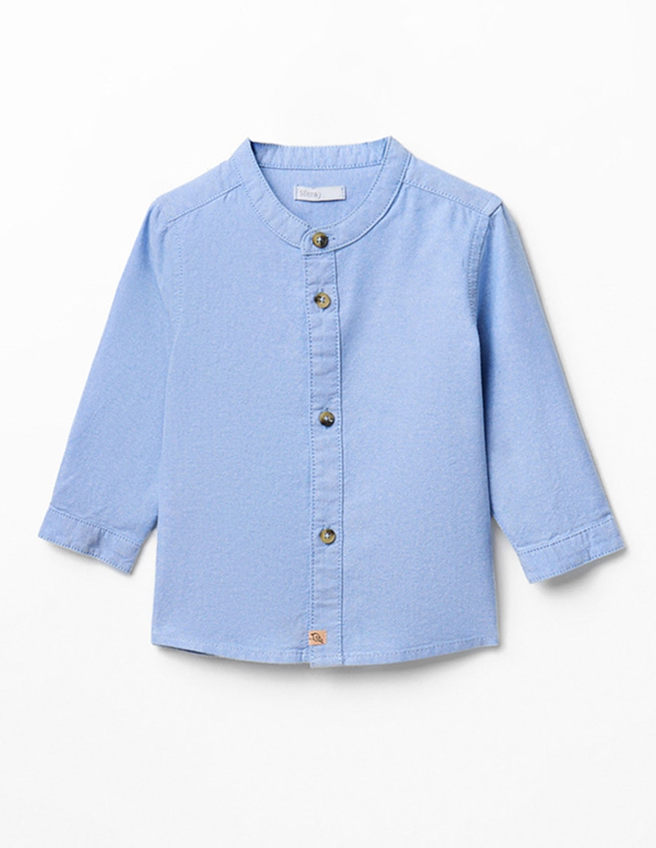 Camisa casual de algodón manga larga para hombre Camisa casual de algodón manga larga para hombre