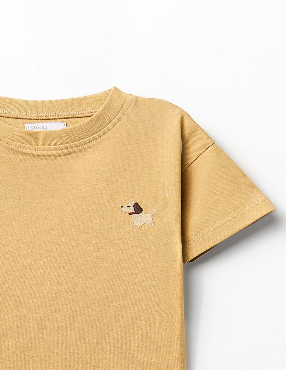 Camiseta cuello redondo para bebé niño 2