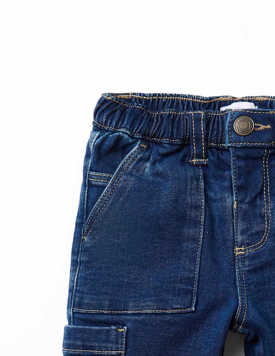 Jeans denim relajado lavado medio para niño 5