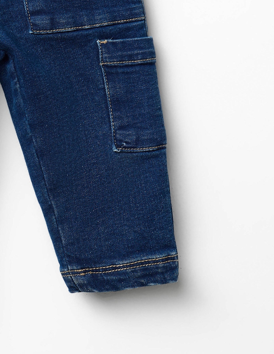 Jeans denim relajado lavado medio para niño 6