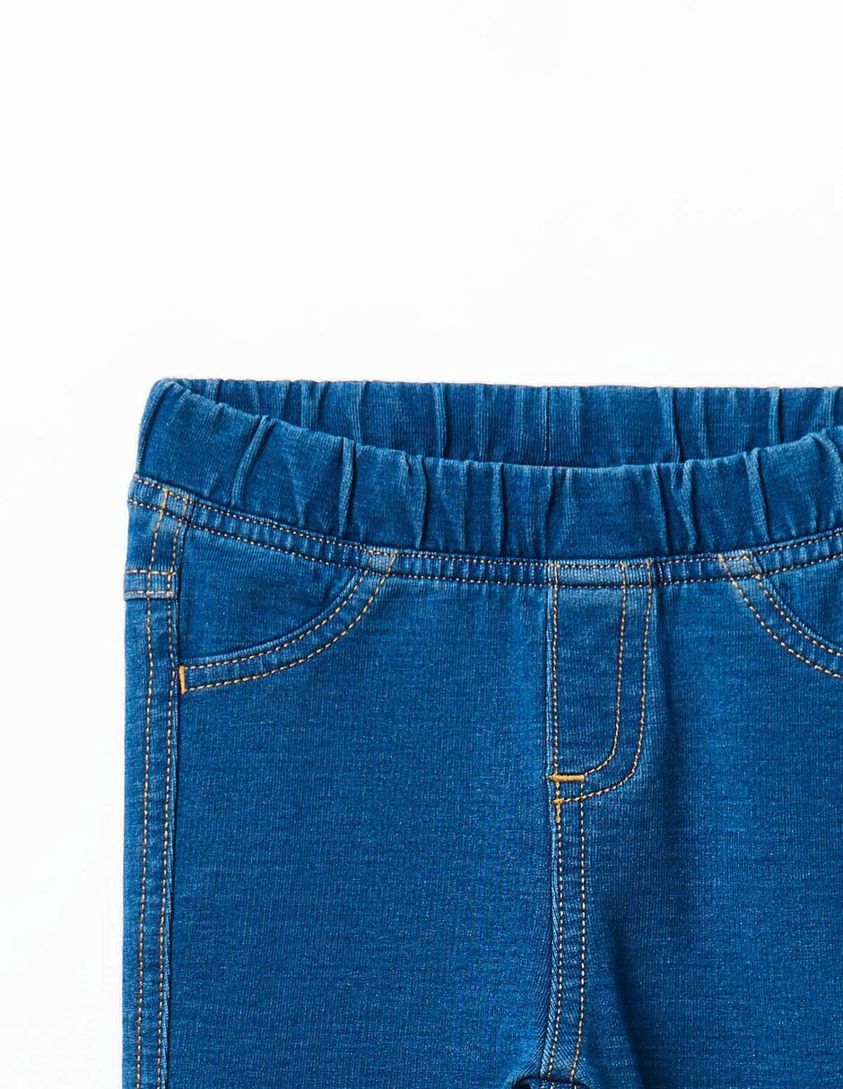 Jeans flare lavado medio para niña 3