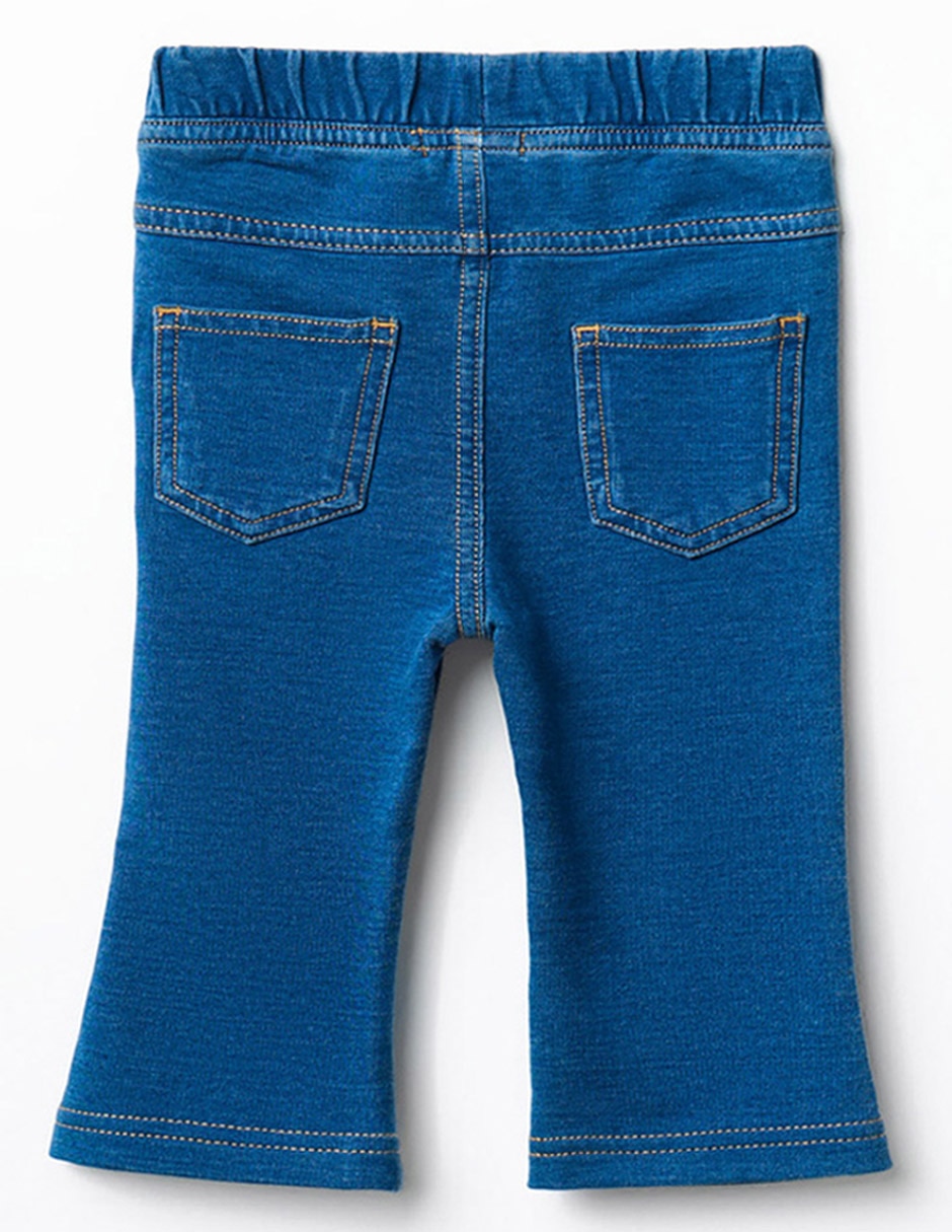 Jeans flare lavado medio para niña 2