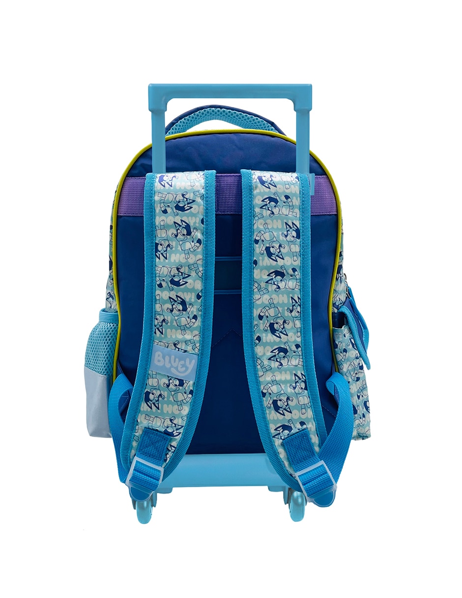 Mochila con ruedas escolar Bluey best day unisex 2