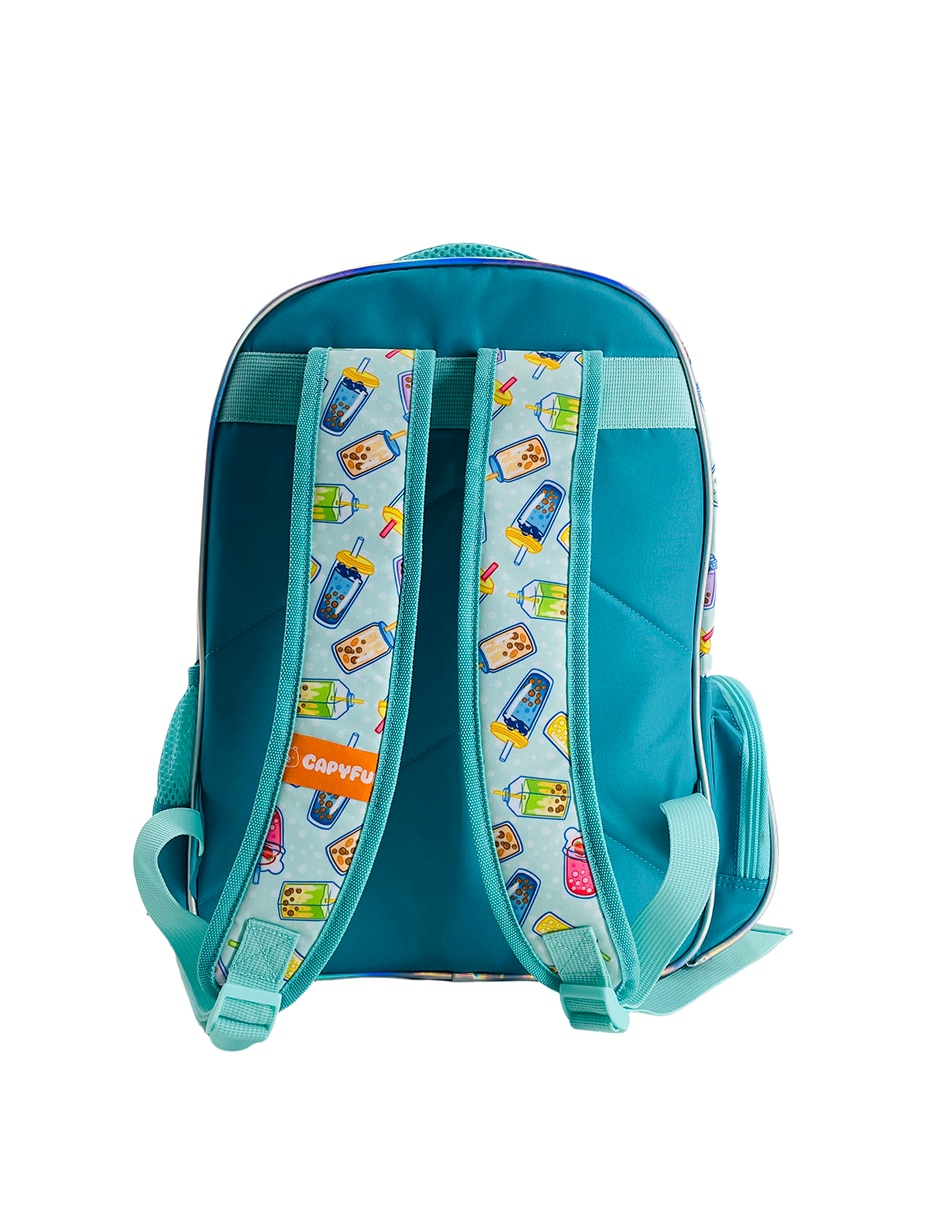 Mochila escolar capibara Fotorama capy bobba tea unisex