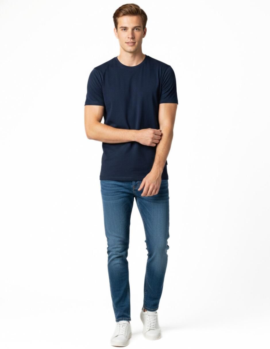 Set playera cuello redondo para hombre 7