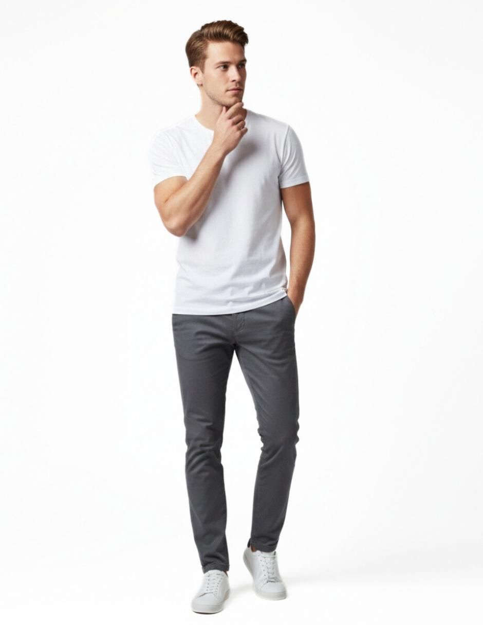 Set playera cuello redondo para hombre 7