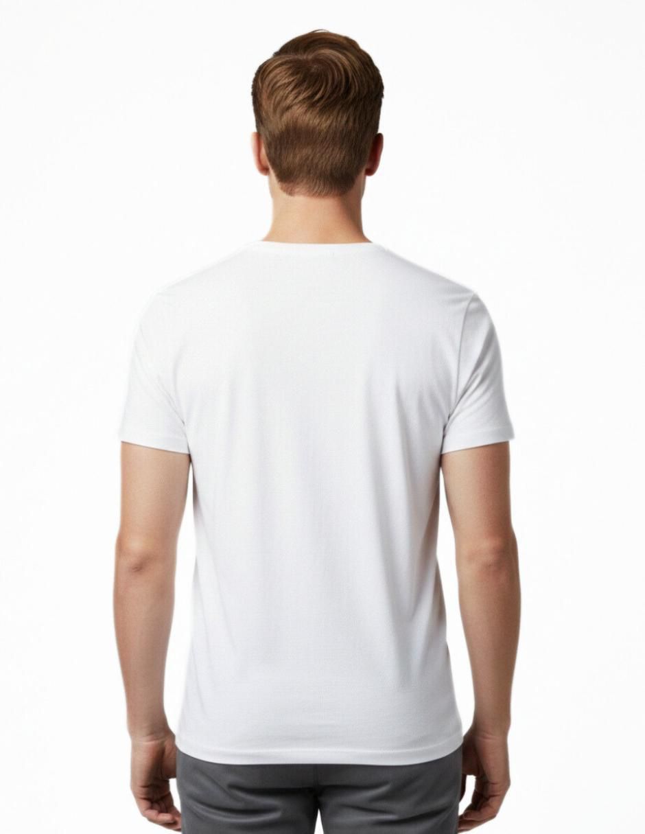 Set playera cuello redondo para hombre