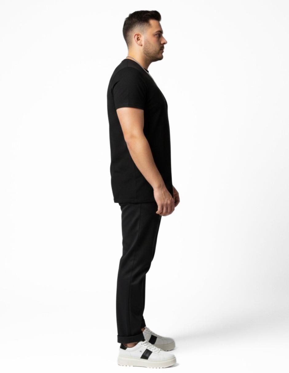 Set playera Indicum Básicos cuello redondo para hombre 3