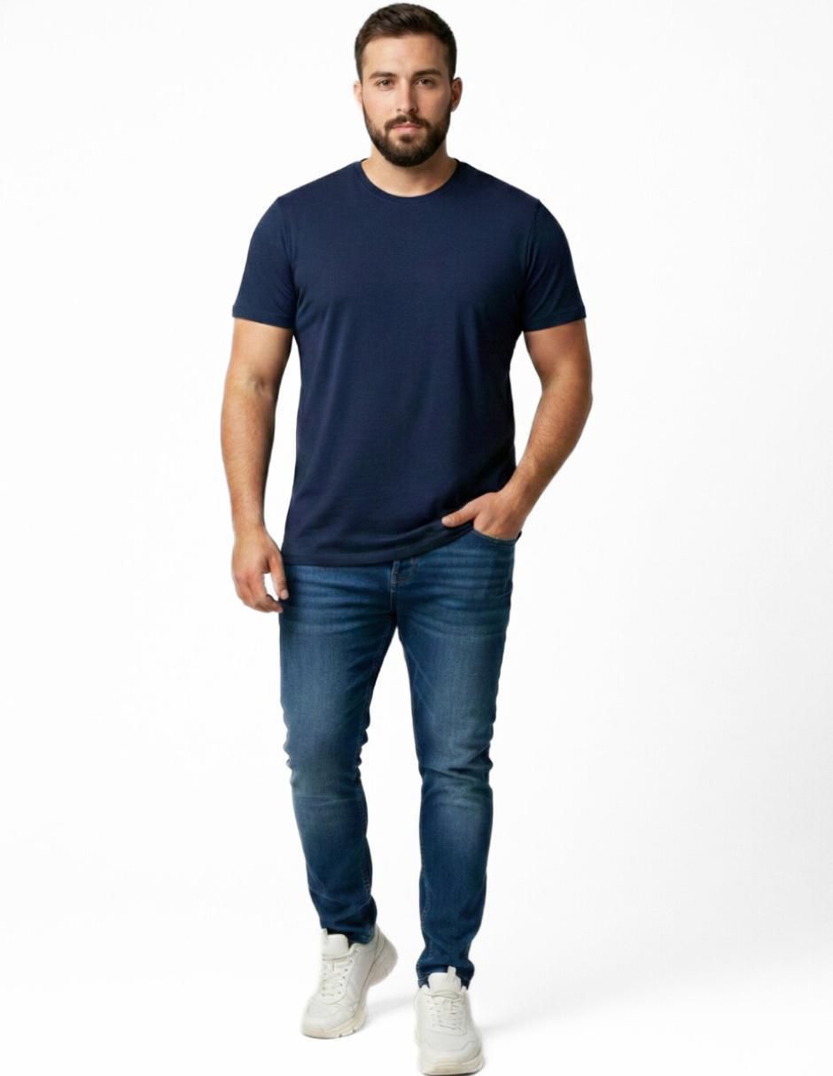 Set playera Indicum Básicos cuello redondo para hombre 7