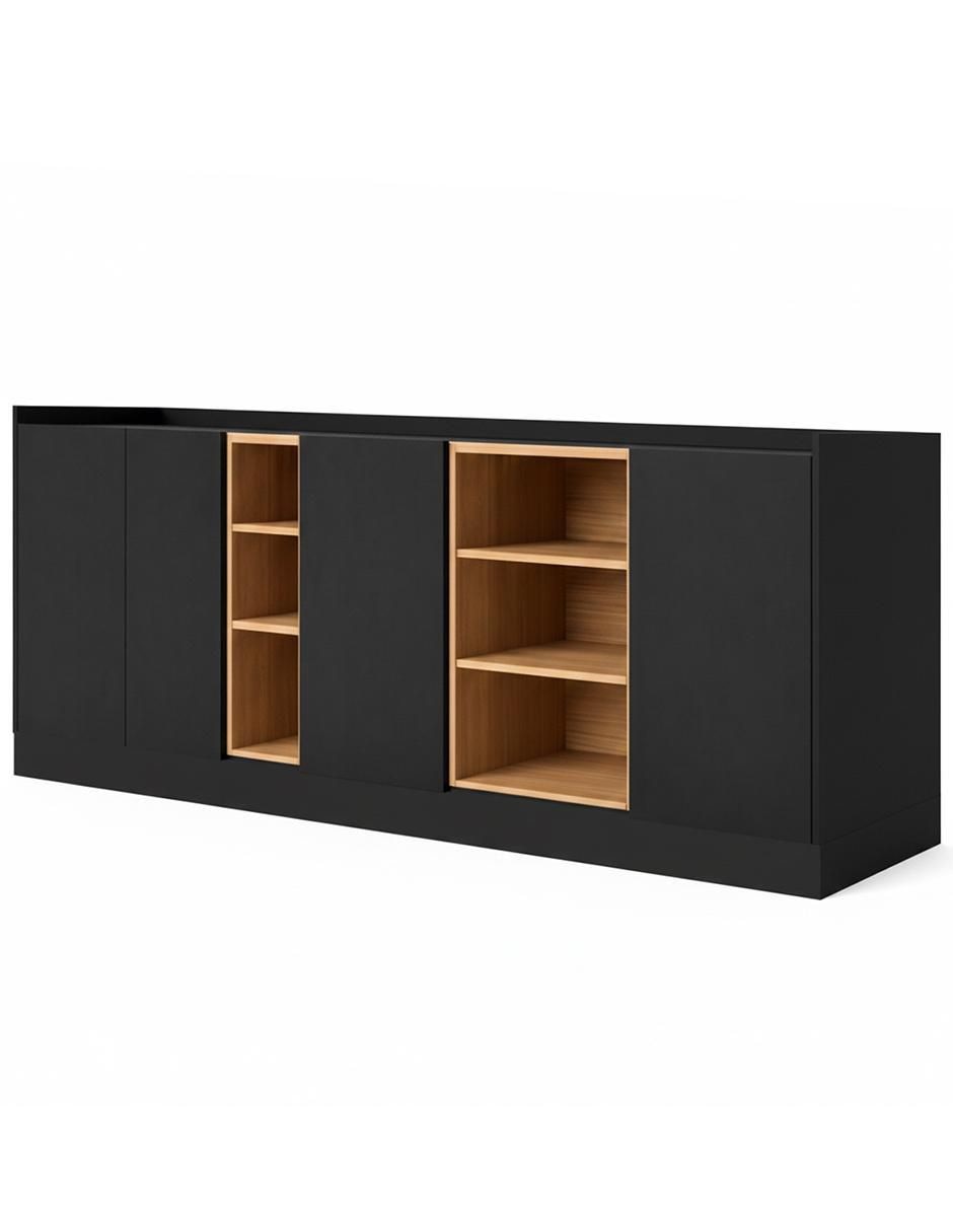 Mueble de TV armable de melamina 2
