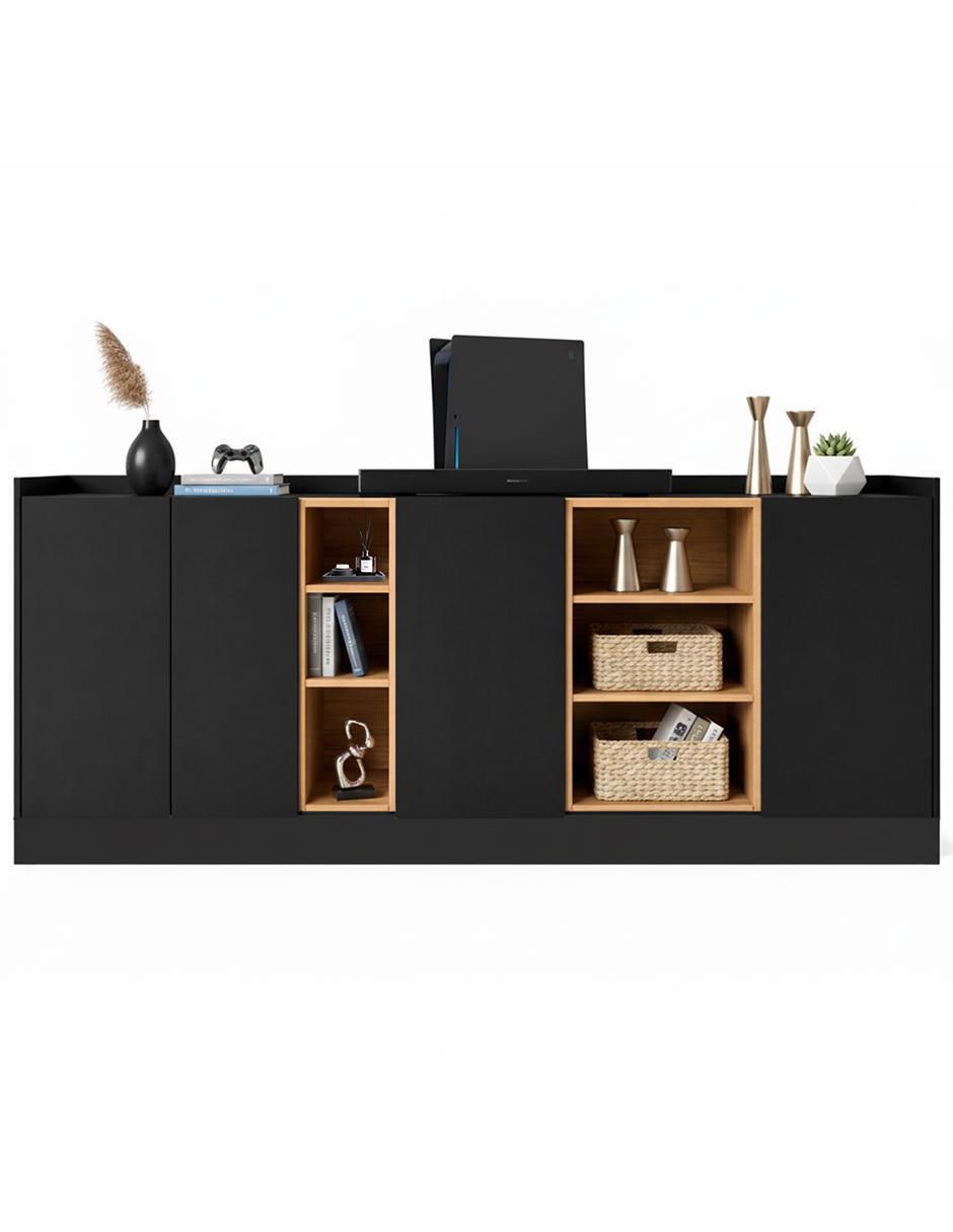 Mueble de TV armable de melamina 5
