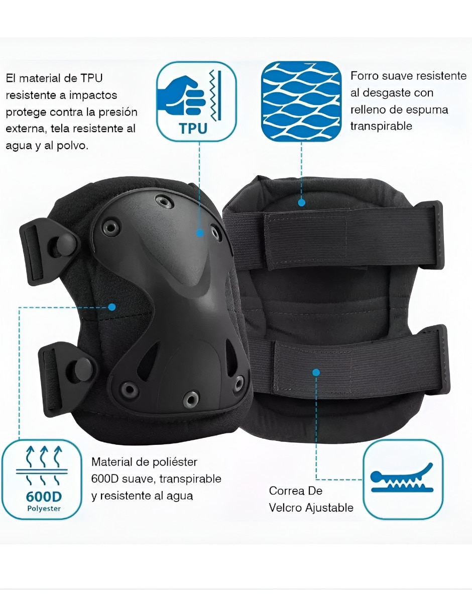 Kit de rodilleras y coderas Adulto 2
