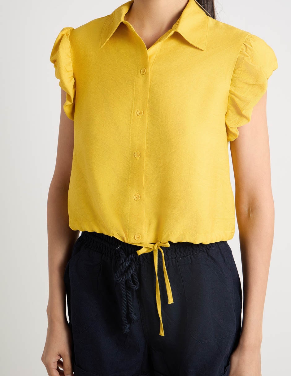 Blusa manga corta para mujer 5