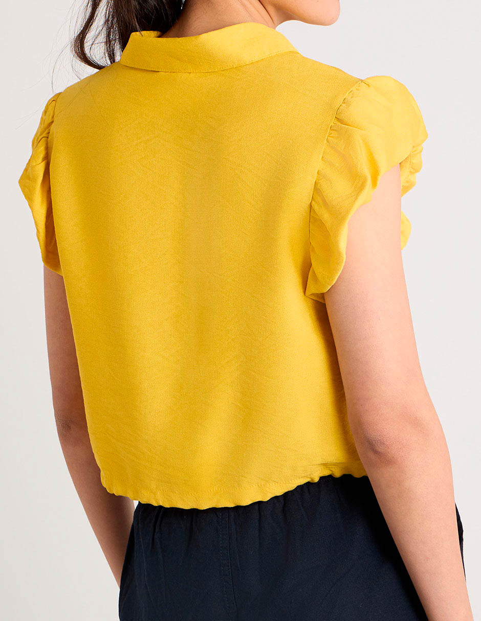 Blusa manga corta para mujer 6