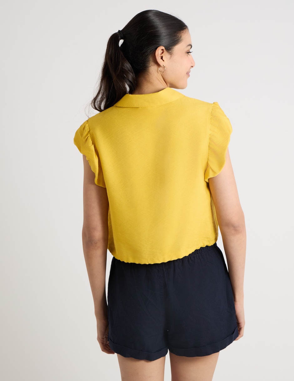 Blusa manga corta para mujer