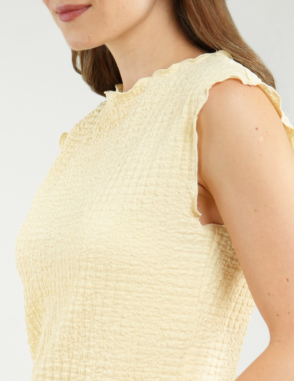 Blusa manga corta para mujer 5