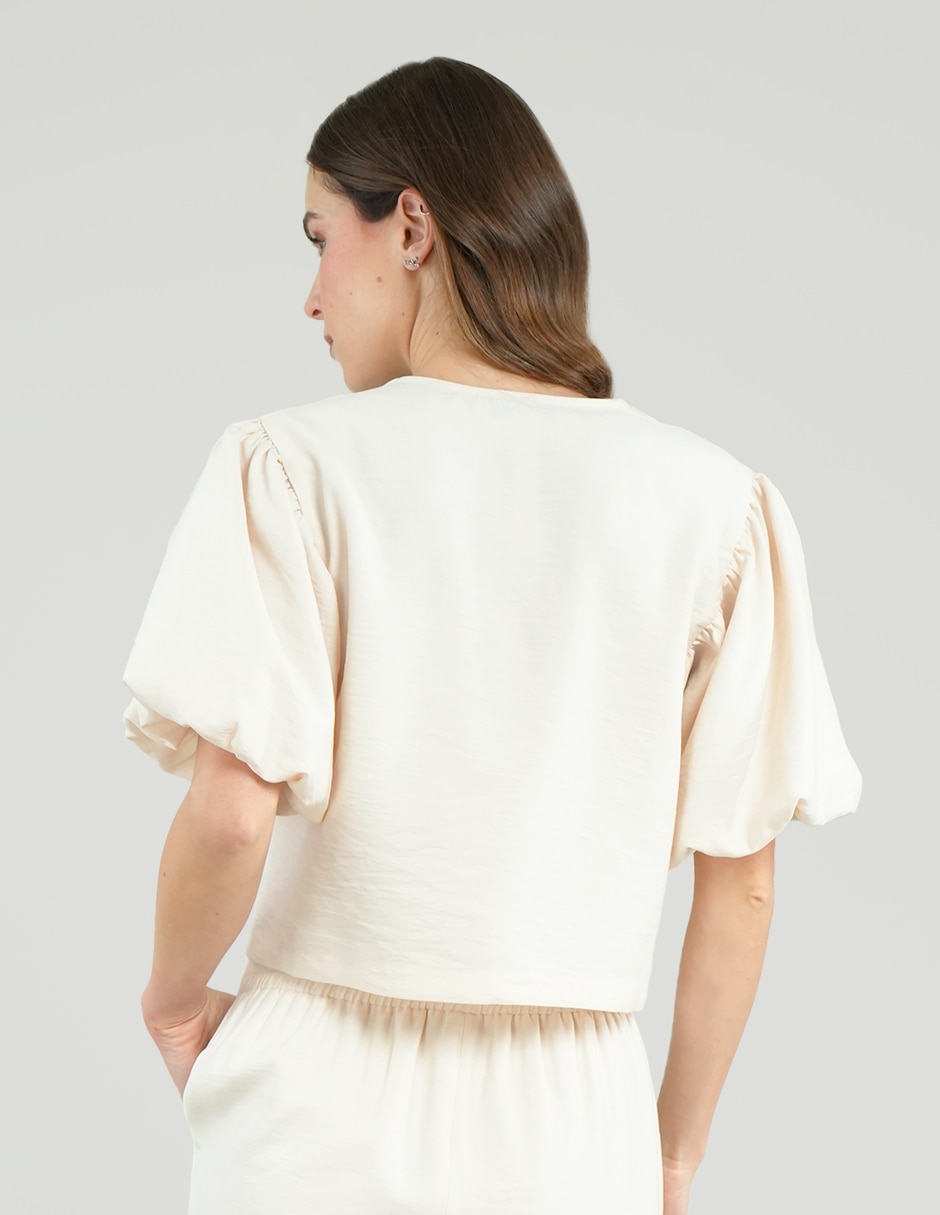 Blusa túnica Parallel manga al codo para mujer