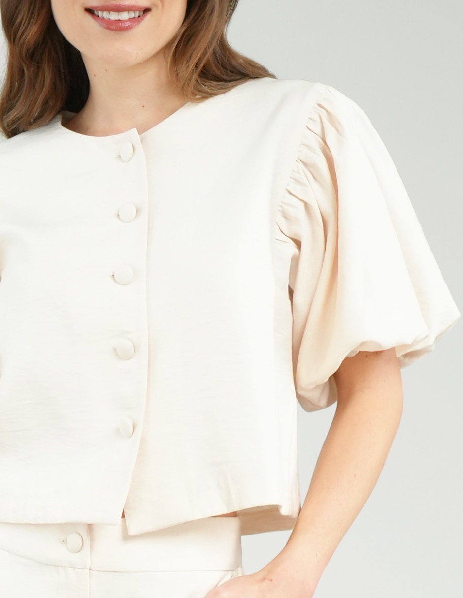 Blusa túnica Parallel manga al codo para mujer
