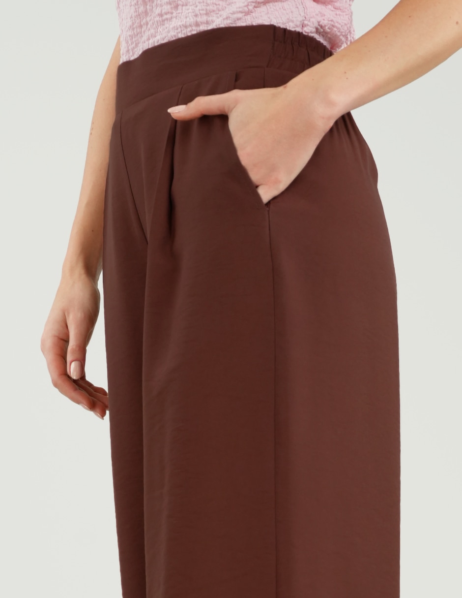 Pantalón relaxed amplio para mujer 4