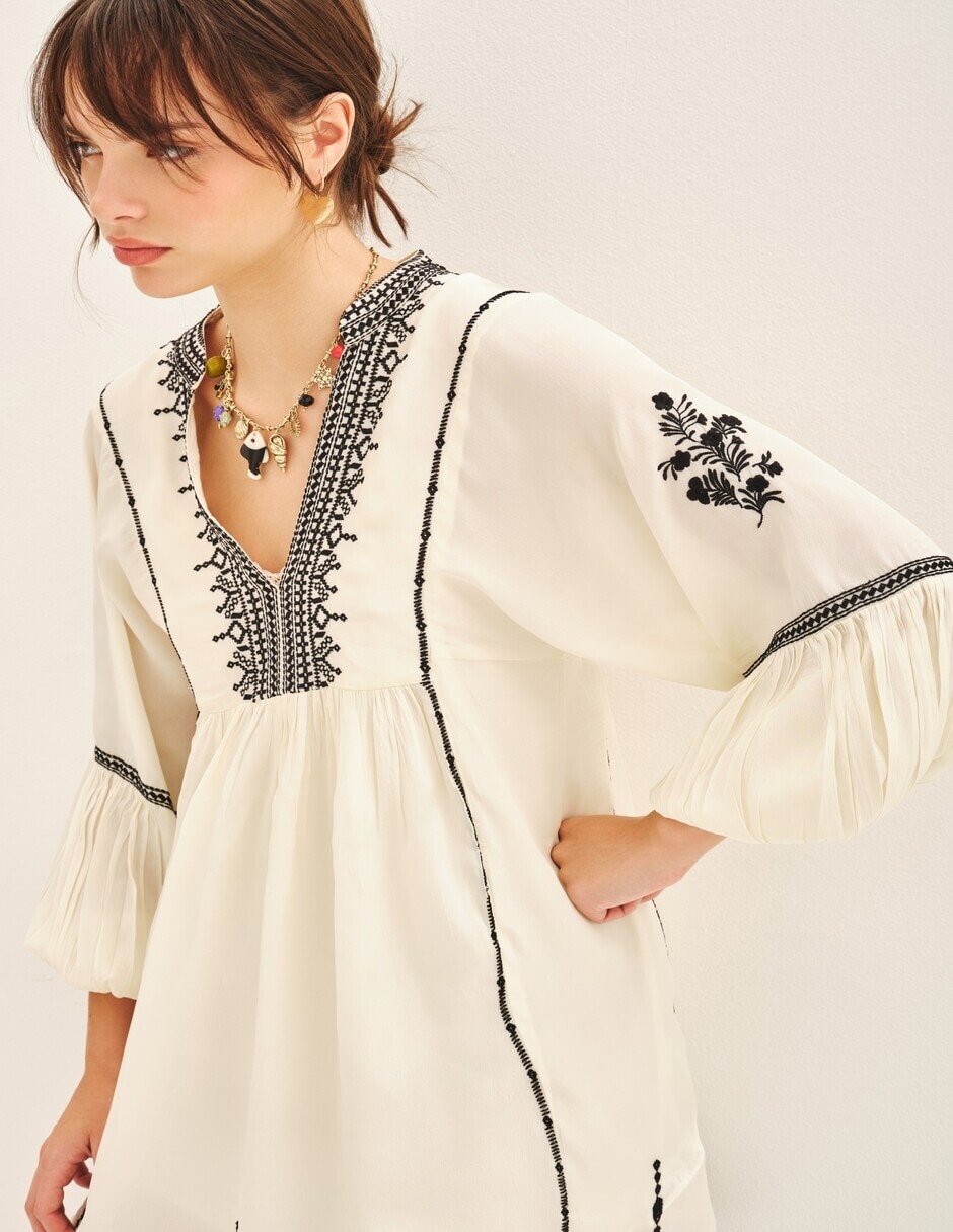 Vestido corto casual no aplica "para mujer" 4