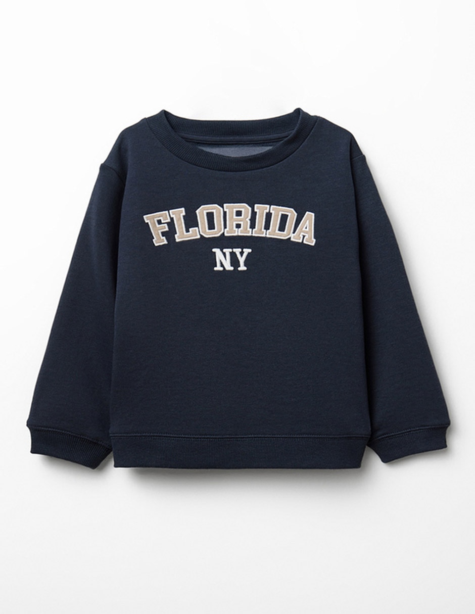 Sudadera florida para niño