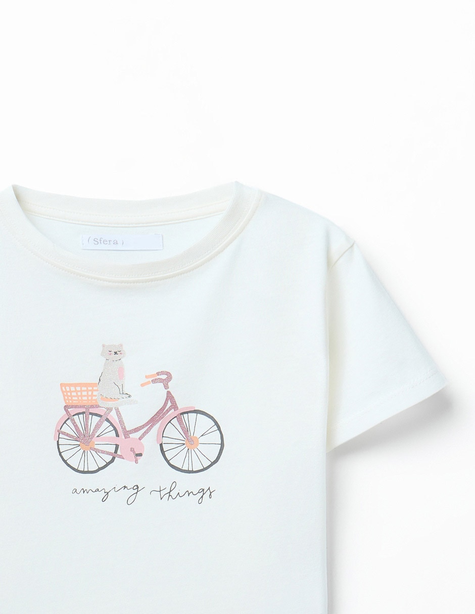 Playera manga corta para niña 2