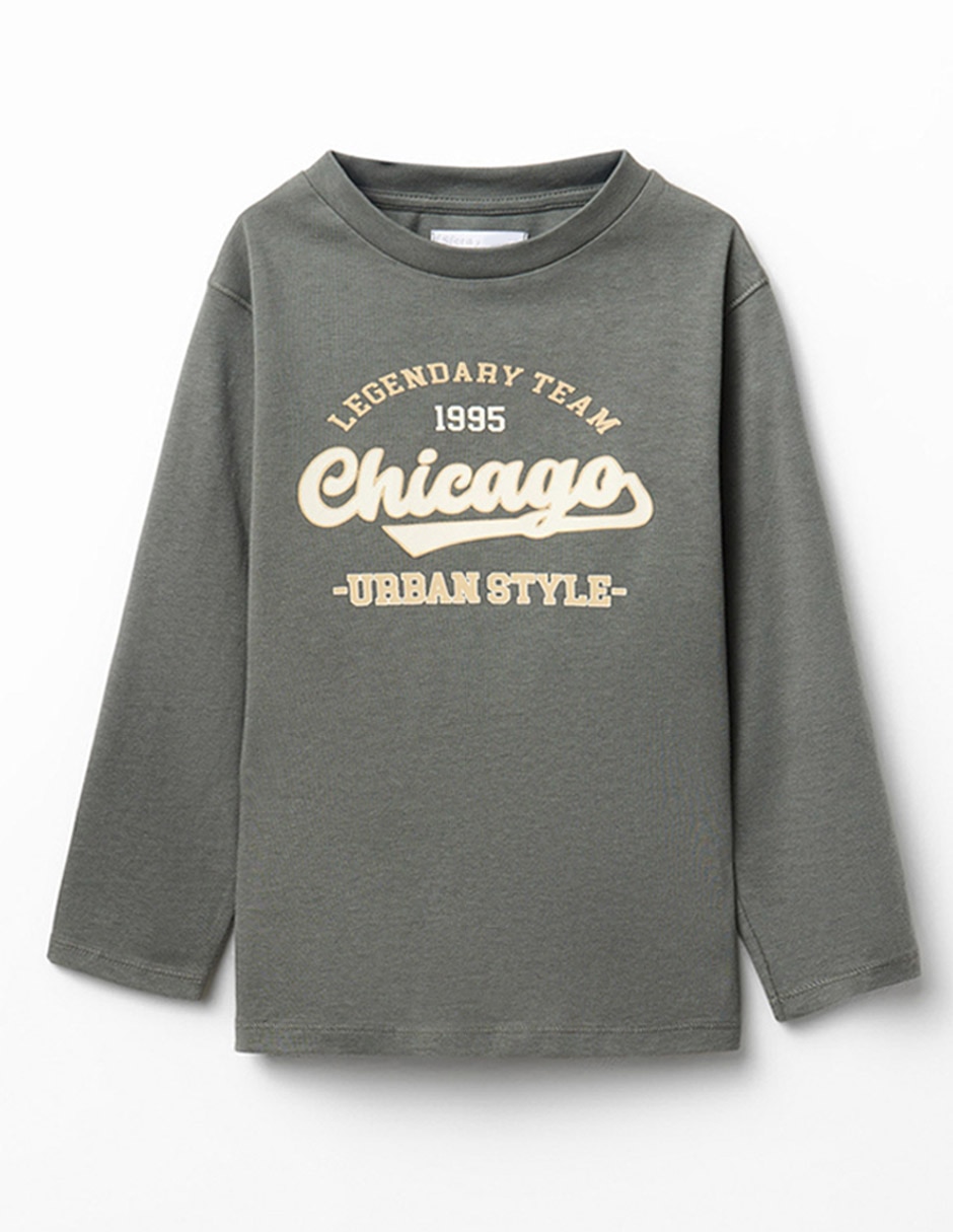 Playera manga larga para niño Playera manga larga para niño