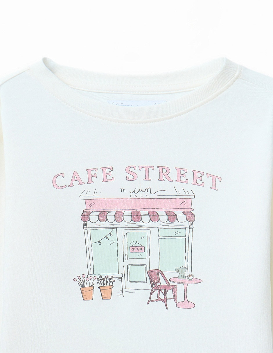 Playera manga larga para niña 2