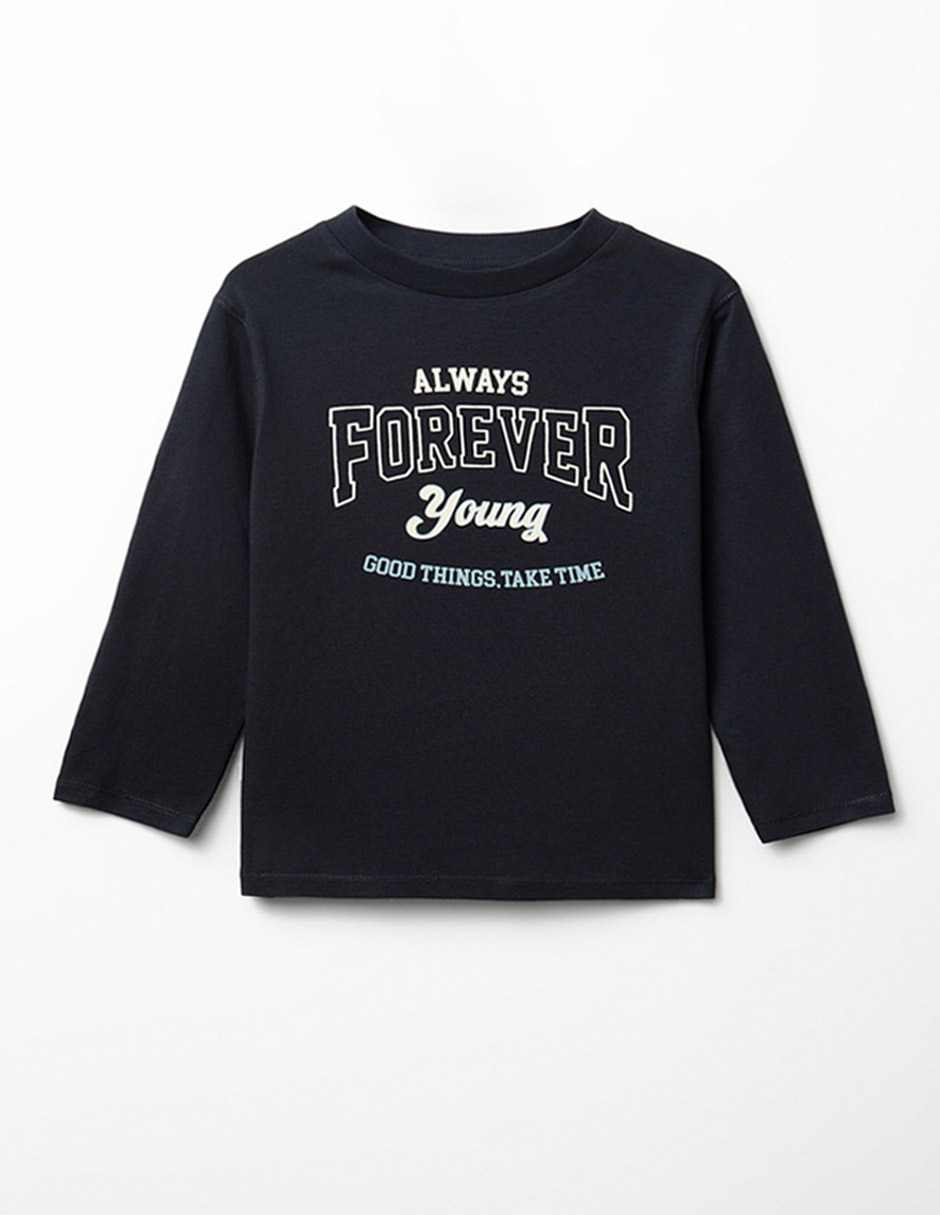Playera manga larga para niño 3