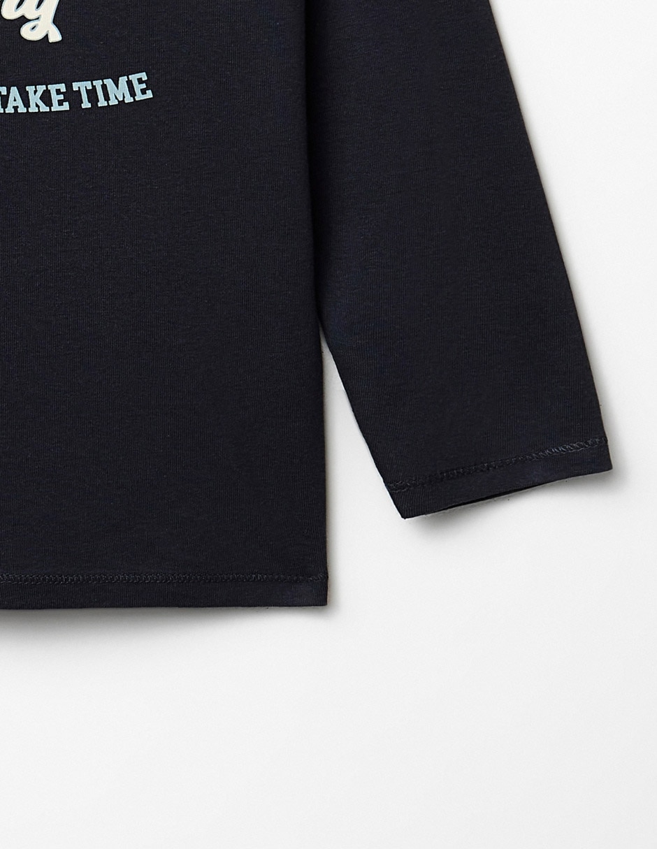 Playera manga larga para niño 5