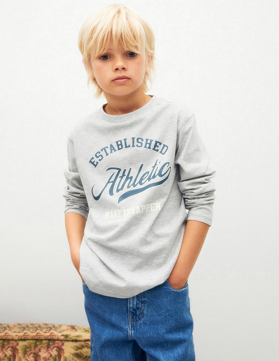 Playera manga larga para niño 3