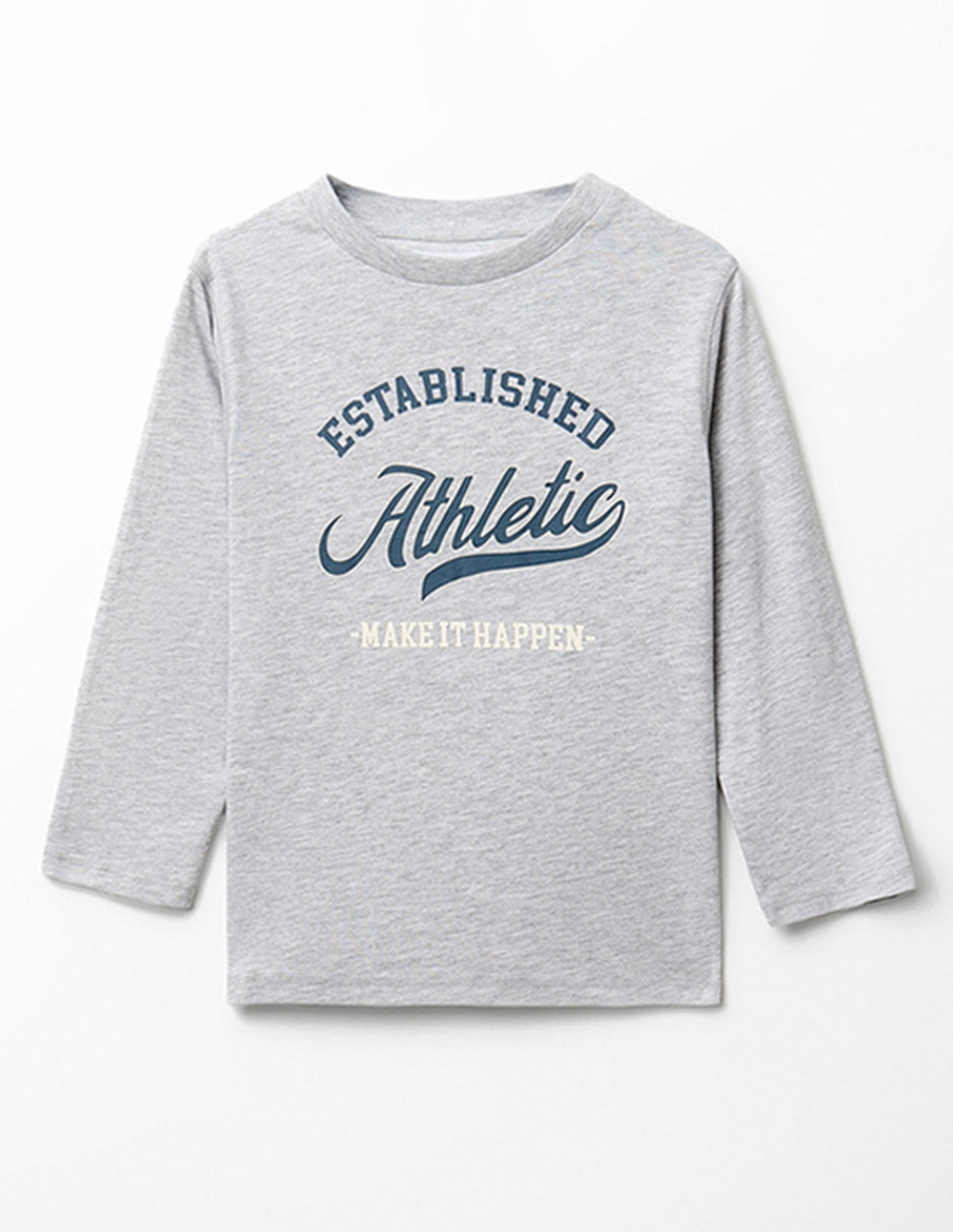 Playera manga larga para niño 4