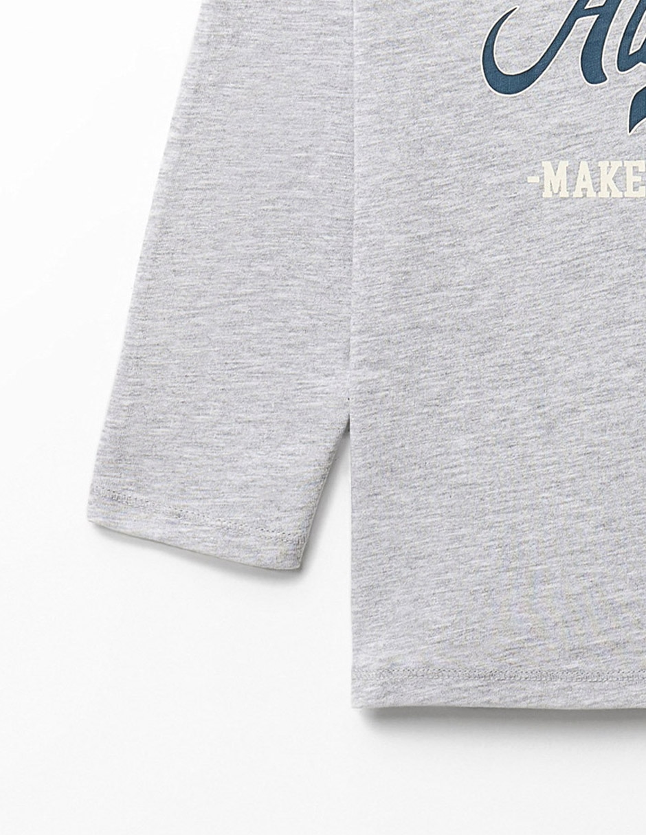 Playera manga larga para niño 6
