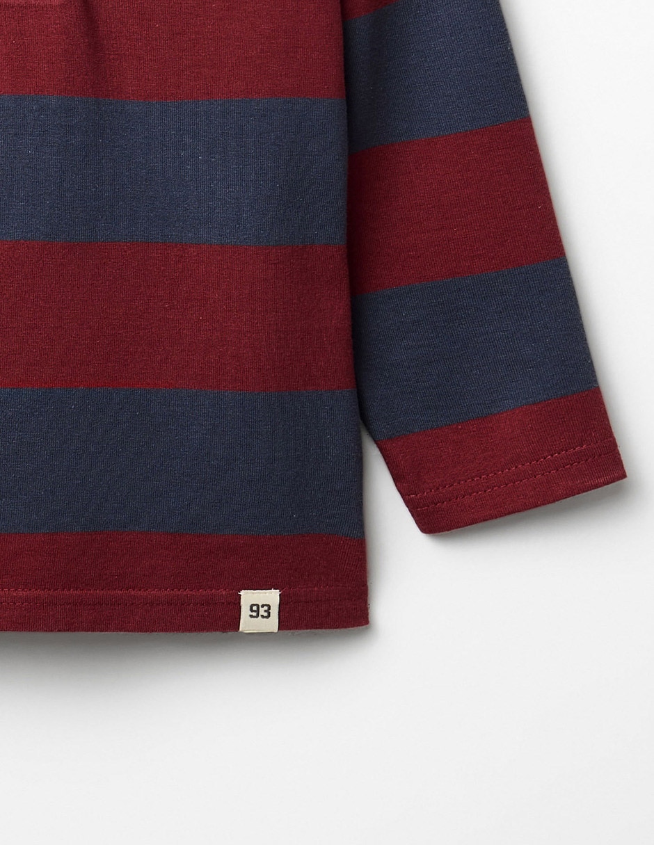 Playera tipo polo de algodón para niño 3