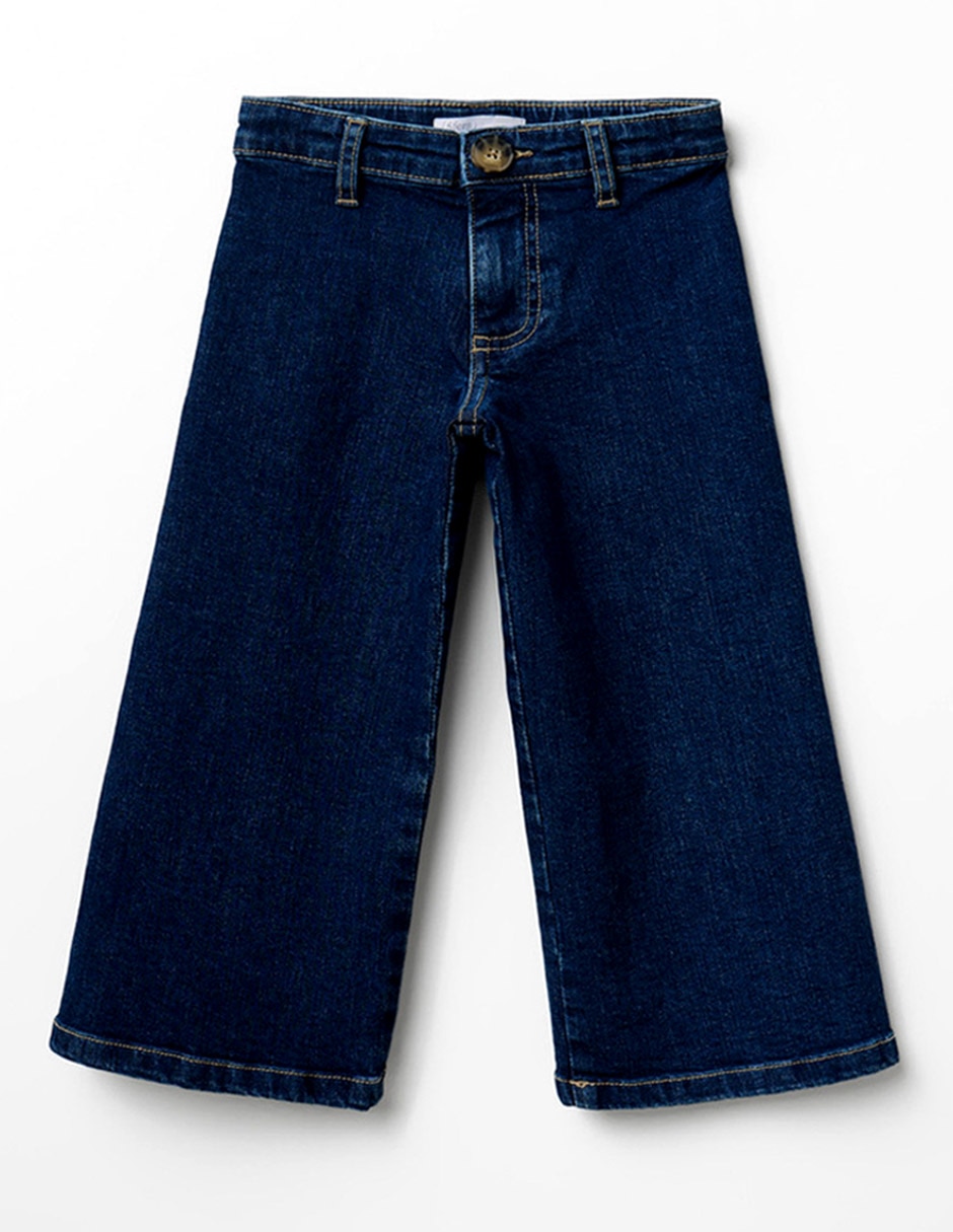 Jeans wide leg para niña 4