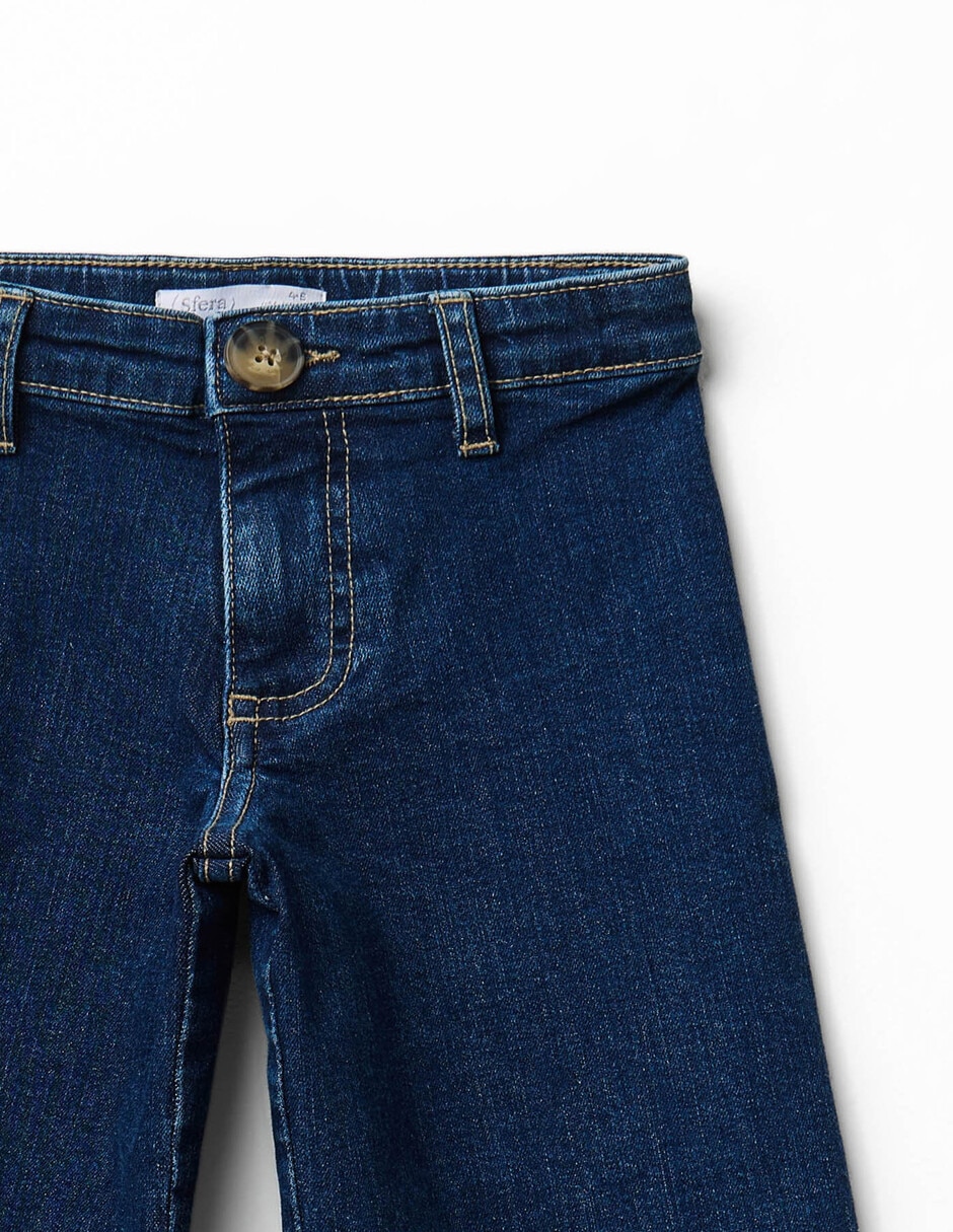 Jeans wide leg para niña 3