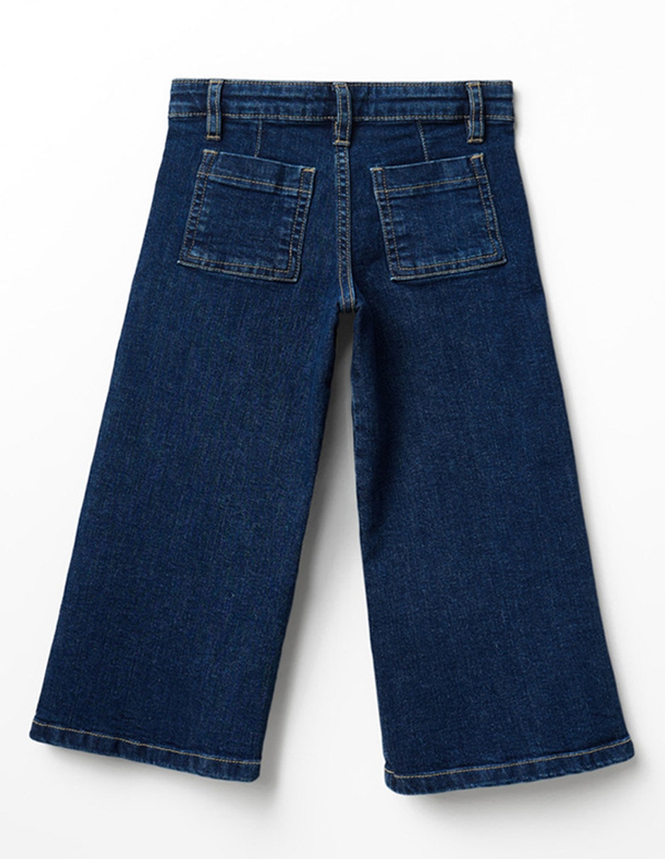 Jeans wide leg para niña 6