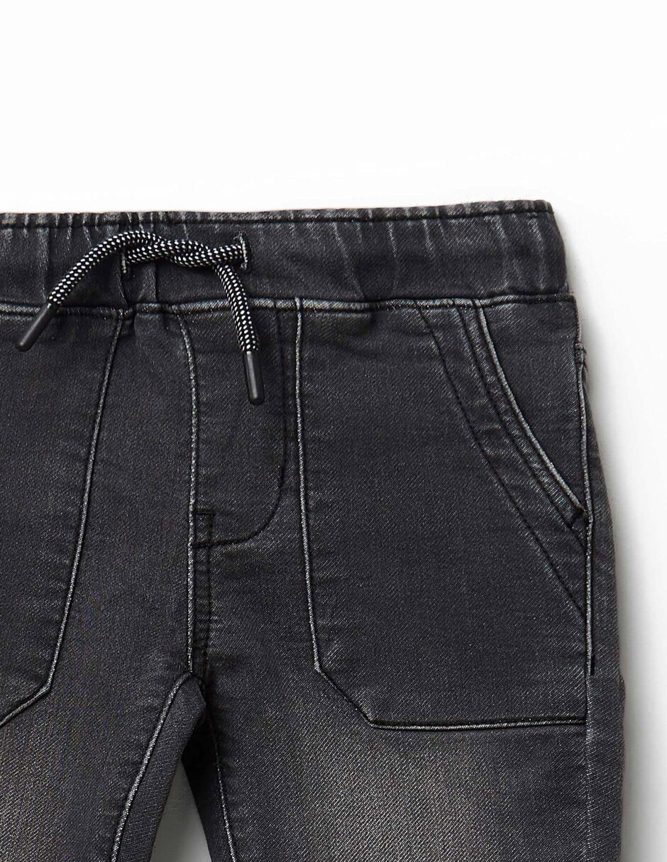 Jeans straight lavado medio para niño 5