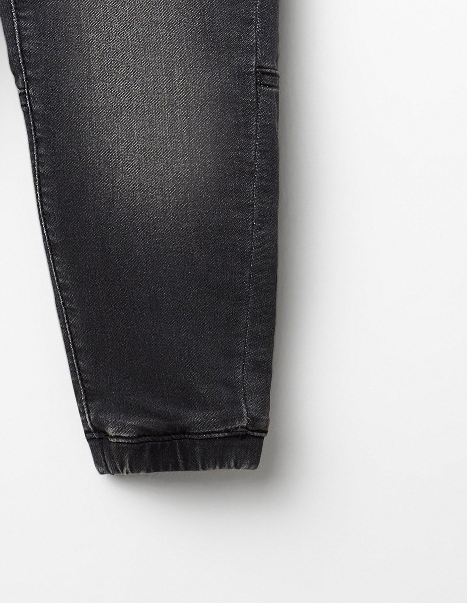 Jeans straight lavado medio para niño 4
