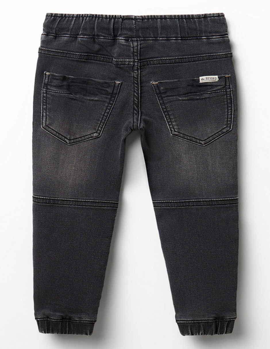 Jeans straight lavado medio para niño 3