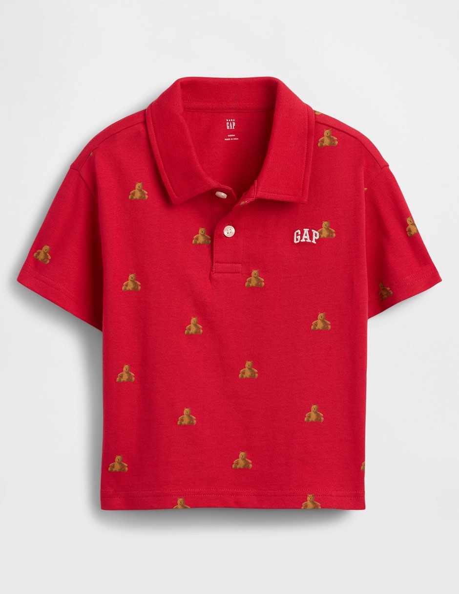 Playera tipo polo para niño 2