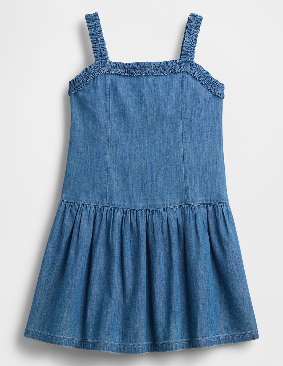 Vestido sin manga para niña