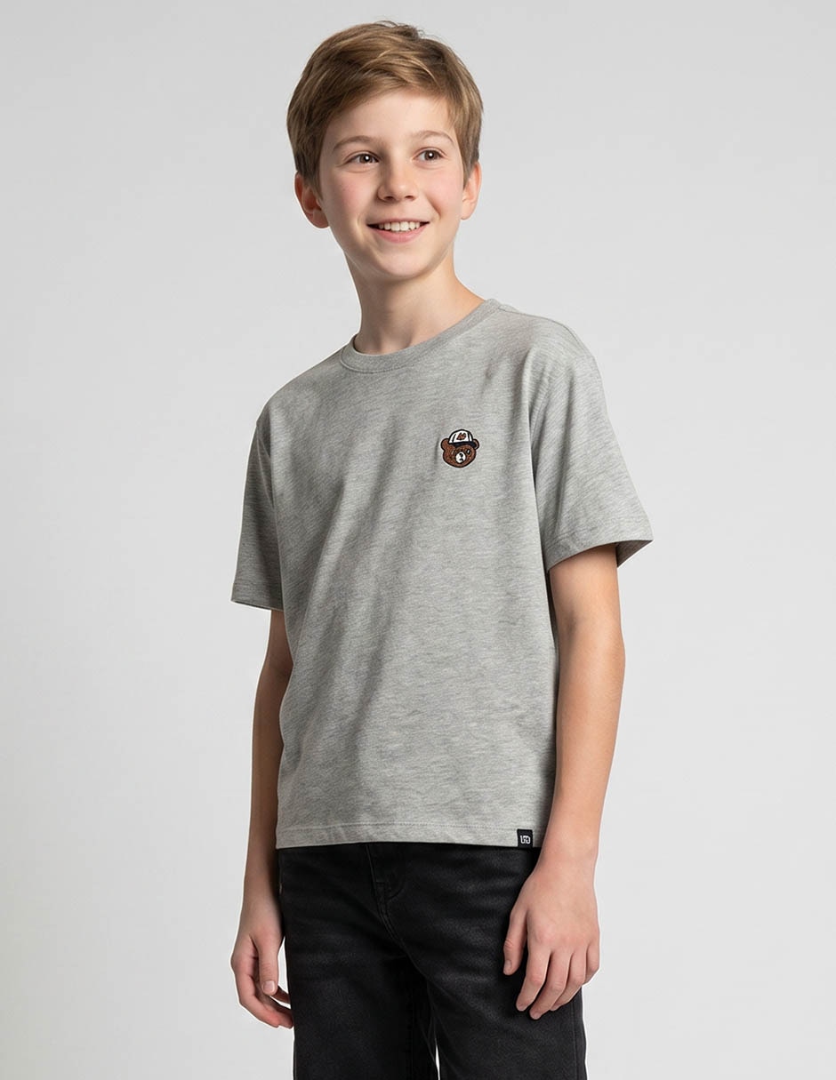 Playera Manga Corta Para Niño
