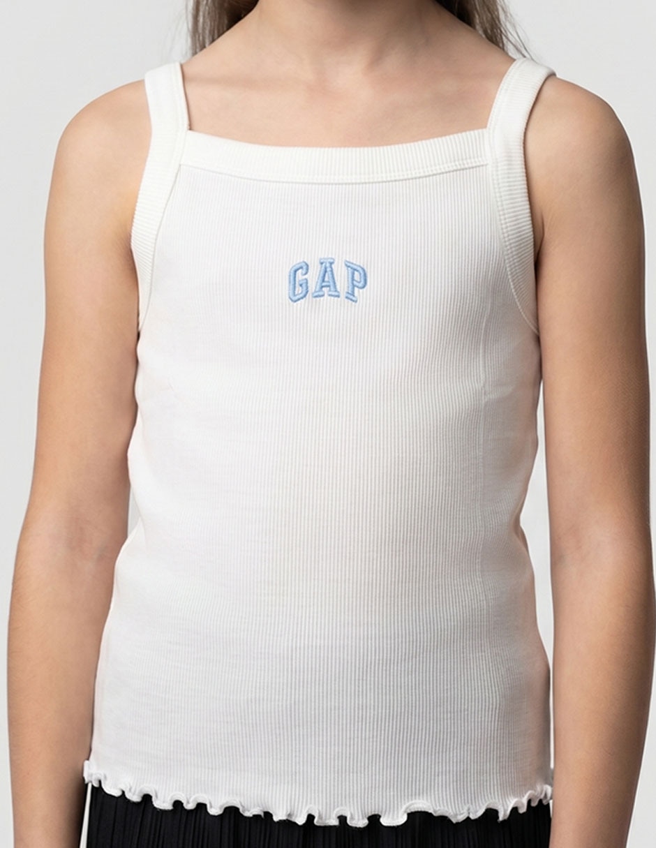 Playera sin manga para niña