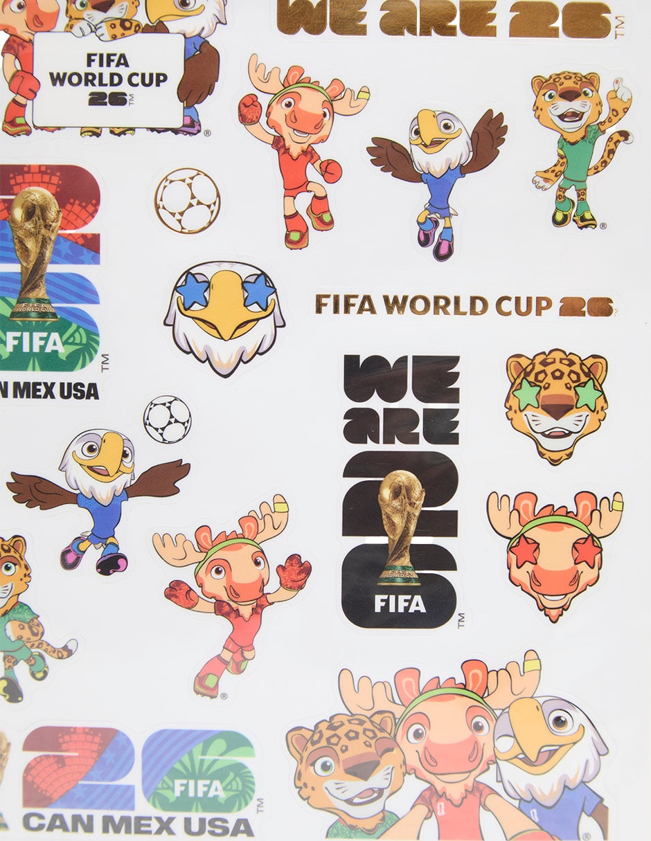 TRU ESTAMPAS VINIL FIFA MASCOTAS