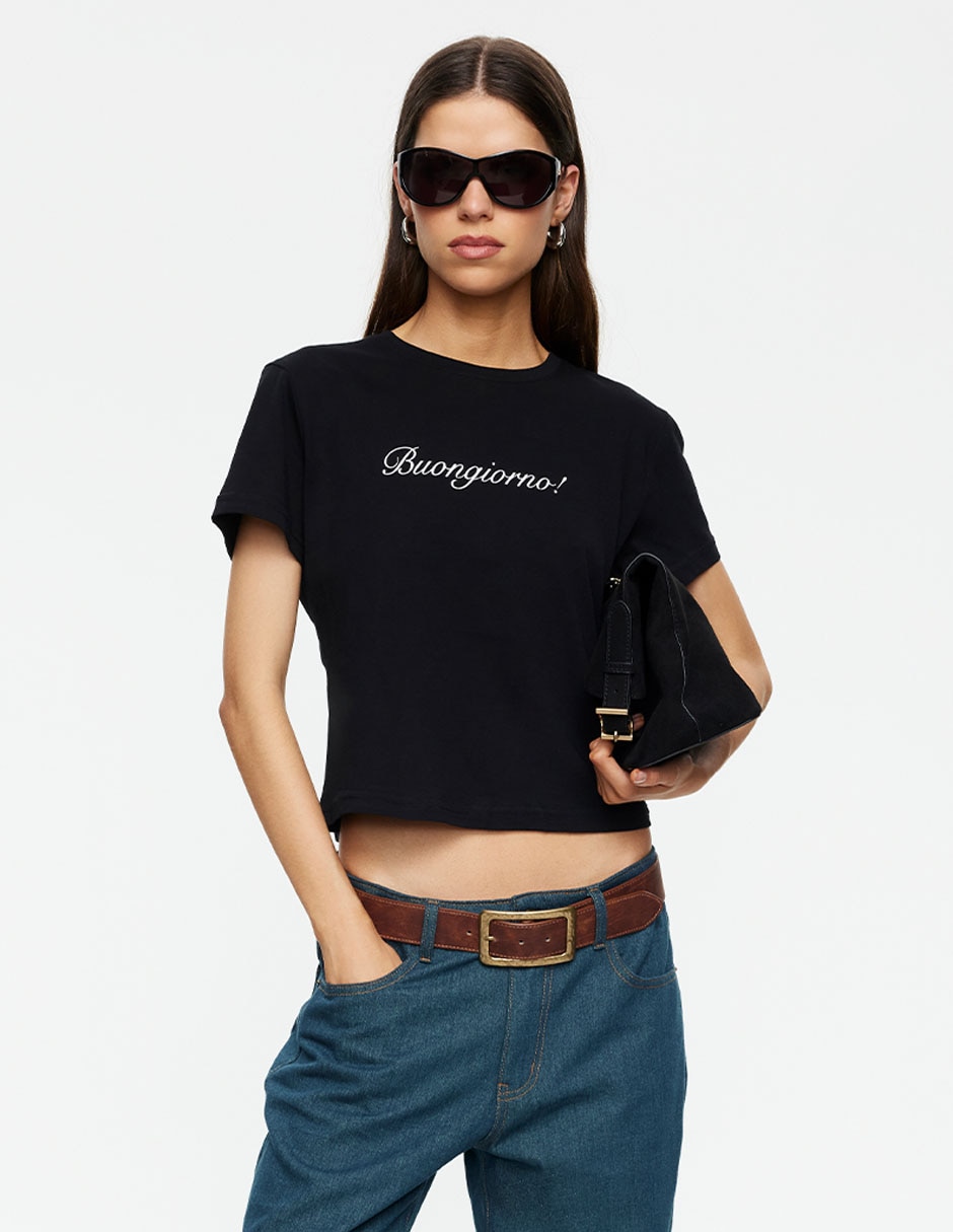 Playera manga corta para mujer Playera manga corta para mujer