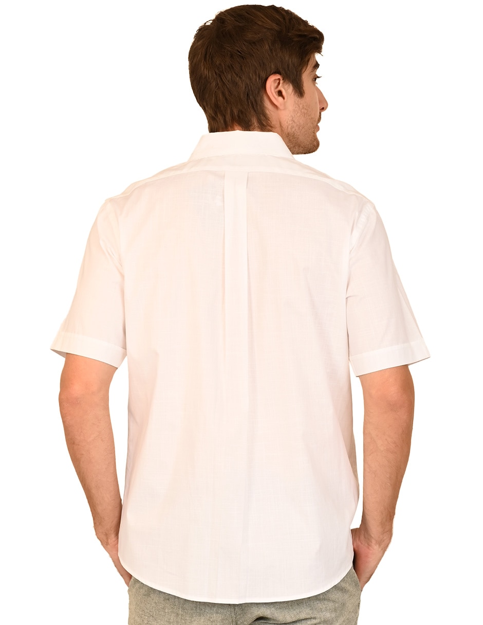 Camisa de algodón manga corta para hombre 3