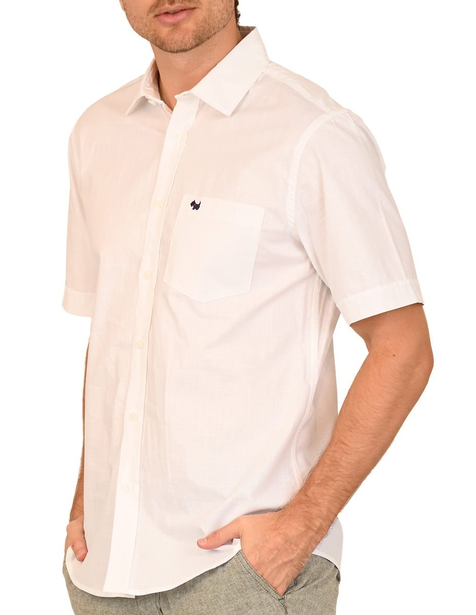 Camisa de algodón manga corta para hombre 2