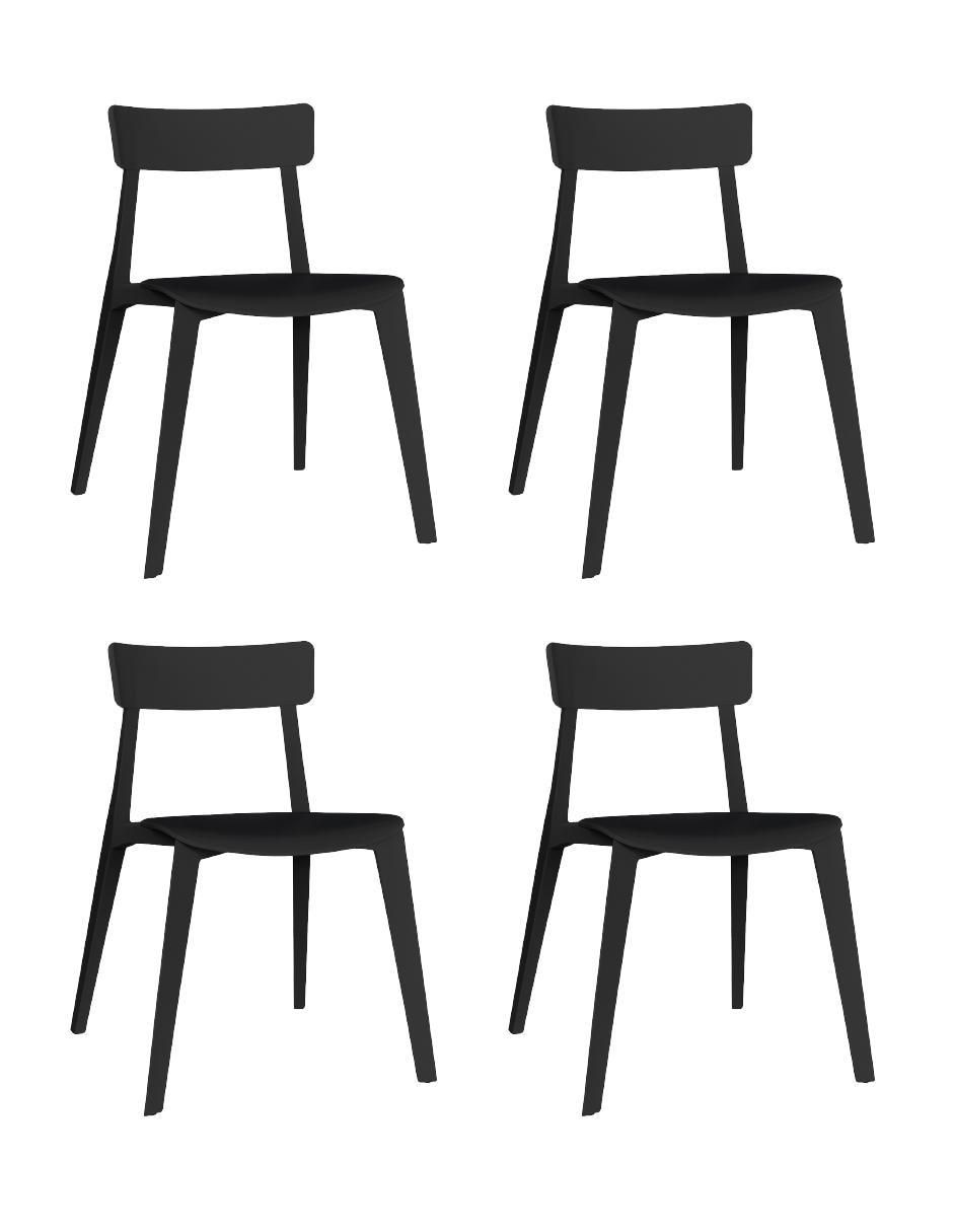 Juego de sillas 4 piezas Juego de sillas 4 piezas