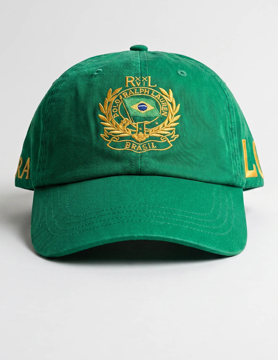 Gorra visera curva correa ajustable casual Polo Ralph Lauren Brasil para hombre